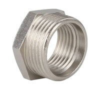 Футорка Gappo 1 НР х 3/4 ВР латунь никелированная G2219