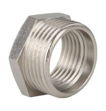 Футорка Gappo 1 НР х 3/4 ВР латунь никелированная G2219