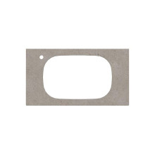 Столешница Kerama Marazzi Magica Риккарди 90 см для встраиваемых раковин 1 отверстие серый матовый MA.2.1.SG519920R\90