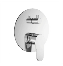 Смеситель встраиваемый AquaMoon Novara на 2 потребителя с внутренней частью хром AQM8814CR