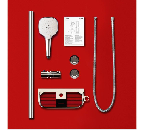 Душевой комплект Dorff Prime 5 режимов хром D0140000