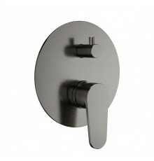 Смеситель встраиваемый AquaMoon Novara на 2 потребителя с внутренней частью металл AQM8814GM