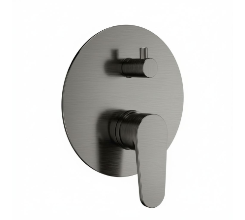 Смеситель встраиваемый AquaMoon Novara на 2 потребителя с внутренней частью металл AQM8814GM