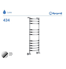 Полотенцесушитель водяной Margaroli 434-11 CURVED Chrome 4343711CRN