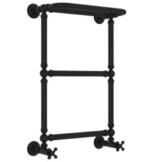 Полотенцесушитель водяной Сунержа Ренессанс 400x660 мм матовый черный 31-0281-6640