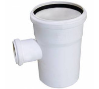 Тройник канализационный REHAU RAUPIANO Plus 87° 110/75 мм 11213441001
