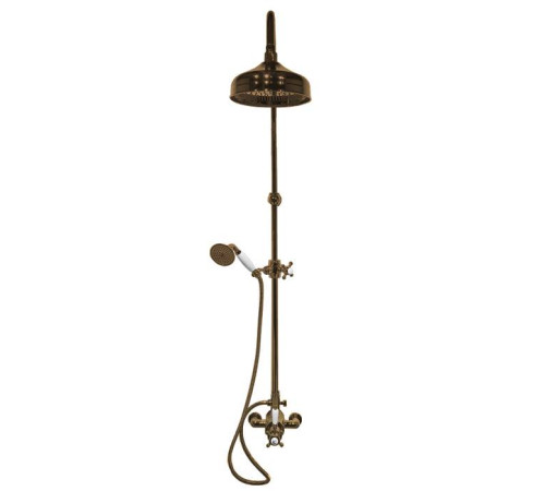 Душевая стойка Gattoni PD с термостатом верхним душем и лейкой бронза 4293/PDV0 / TSRE940V0.I