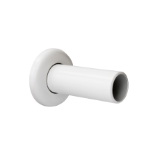 Трубка маскировочная Schlosser с розеткой 80 мм d-22 мм белая 603000083