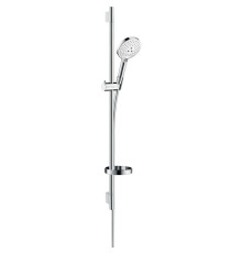 Душевой набор Hansgrohe Raindance Select S 120 3jet со штангой 90 см и мыльницей белый/хром 26631400