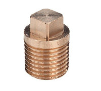 Заглушка резьбовая Viega 2 1/2 НР бронза 321758