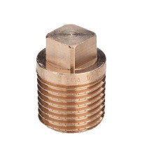 Заглушка резьбовая Viega 2 1/2 НР бронза 321758