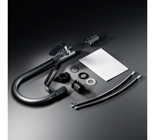 Смеситель для кухни AM.PM Like с каналом для питьевой воды и гибким изливом F8007802