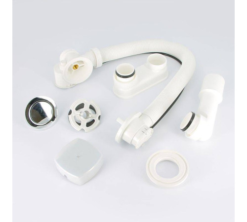 Слив-перелив для ванны Alcaplast A51CR полуавтомат малая пробка хром A51CR