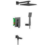 Набор для комплектации ванны 4 в 1 Timo Selene черный SX-3069/03SM