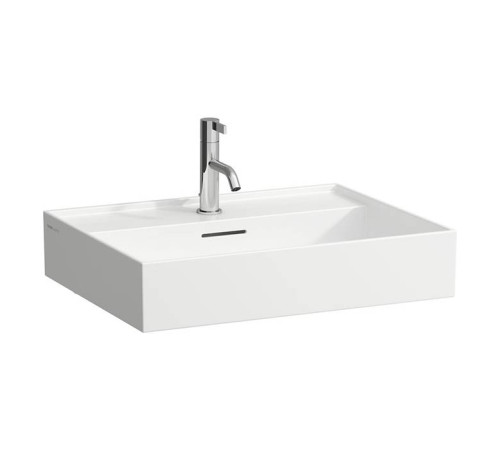 Тумба с раковиной Laufen Kartell 58х45х60 см 2 ящика подвесная белый матовый 4.0756.9.033.640.1/8.1033.3.000.104.1