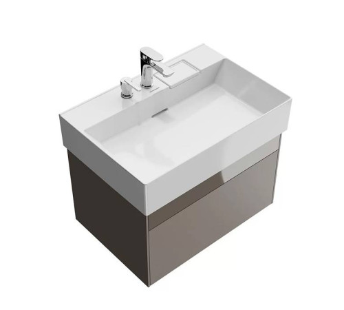 Тумба подвесная Kerama Marazzi Logica 67x46x40.3 см 2 ящика песчаный LOG.70.2\SAN