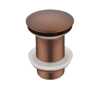 Донный клапан для раковины Boheme Click-Clack матовая медь 612-CB