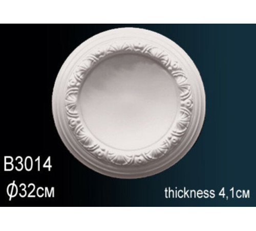 Розетка потолочная Perfect полиуретановая с орнаментом 600 мм B3014