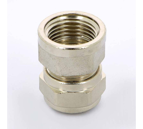 Муфта обжимная никелированная Uni-Fitt 16x1/2 ВР 661N6200