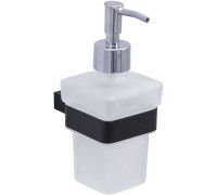 Дозатор для жидкого мыла Allen Brau Infinity белый/черный 6.21006-31