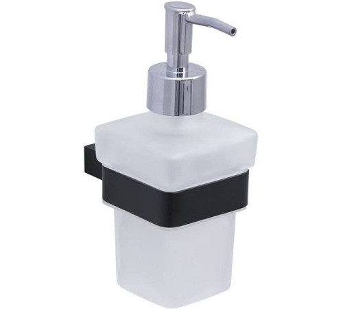 Дозатор для жидкого мыла Allen Brau Infinity белый/черный 6.21006-31