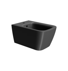 Биде подвесное GSI Nubes 550 х 350 мм черный матовый Ardesia с крепежом 9665FR2126