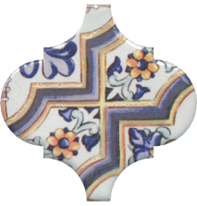 Декор Kerama Marazzi Арабески Майолика орнамент 6.5х6.5 см OP/A161/65000