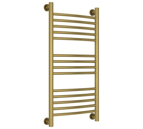 Полотенцесушитель водяной Сунержа Богема+ 400x800 мм выпуклый состаренная латунь 051-0221-8040