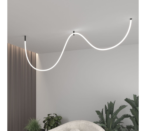 Гибкий неон 336 Led 12 Вт IP20 4200K Full light круглый дневной белый, 3 м 24V 12W 336Led 2835 IP20