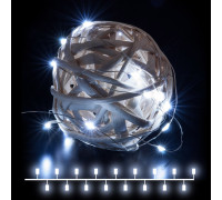 Гирлянда нить quotРосаquot белый на батарейках 3м IP20 400-006 белый 3м IP20