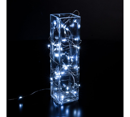 Гирлянда нить quotРосаquot белый на батарейках 3м IP20 400-006 белый 3м IP20