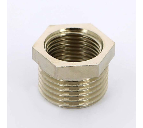 Футорка никелированная Uni-Fitt 1/2x2 НВ 604N7200