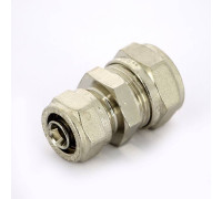 Муфта обжимная никелированная переходная Tiemme 1600 20х16 мм 1600053