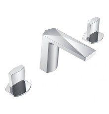 Смеситель для раковины Boheme Venturo врезной на 3 отверстия Ice хром глянцевый 150-CR-ICE