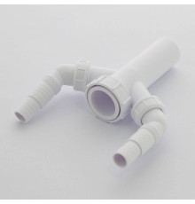 Вставка McAlpine 1 1/2 x 40 мм с двумя угловыми адаптерами для слива H 146 мм TEE4
