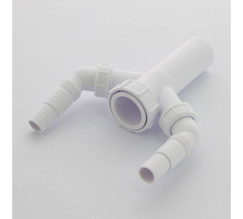 Вставка McAlpine 1 1/2 x 40 мм с двумя угловыми адаптерами для слива H 146 мм TEE4