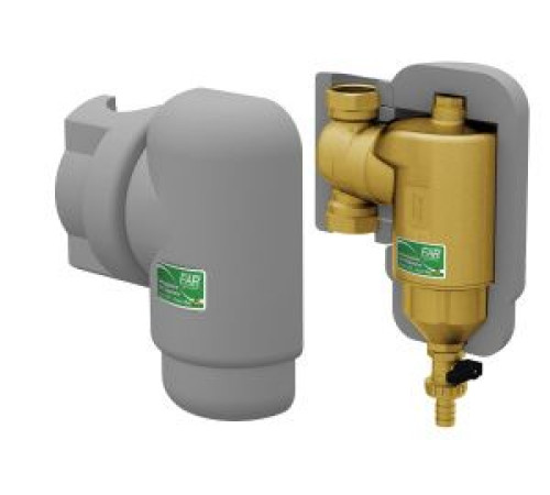 Сепаратор шлама FAR 3/4 поворотный в теплоизоляции FA 2208 34