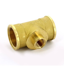 Тройник латунный Tiemme 1 1/4x1/2x1 1/4 ВР 1500441