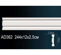 Молдинг Perfect AD362 полиуретановый 21х10х2440 мм AD362