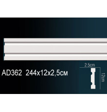 Молдинг Perfect AD362 полиуретановый 21х10х2440 мм AD362