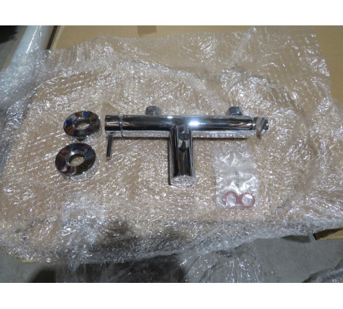 Смеситель для ванны встраиваемый Bossini Oki с держателем для душа хром Z005101.030_УЦ