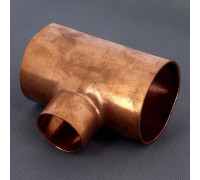 Тройник медный под пайку Viega 88.9х54х88.9 мм 634292