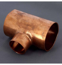 Тройник медный под пайку Viega 88.9х54х88.9 мм 634292