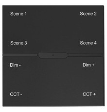 Панель универсальная сенсорная накладная iLedex Technical VISION48/22 SP 48V-4-BK