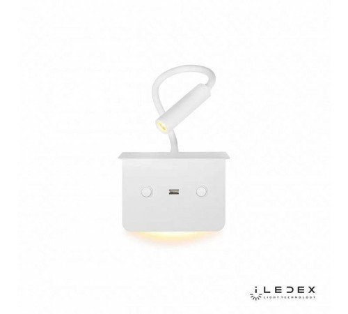 Бра с полкой iLedex Support 7031C WH