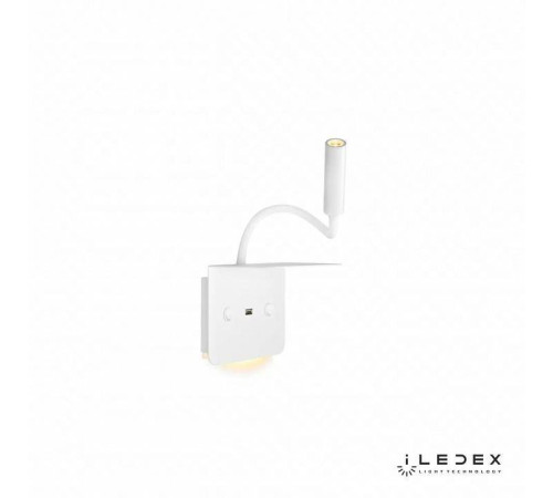 Бра с полкой iLedex Support 7031C WH