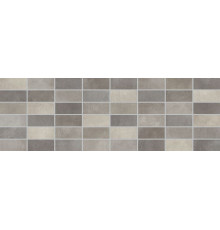 Декор мозаика LB Ceramics Fiori Grigio темно-серый 20x60 см 1064-0103-1001