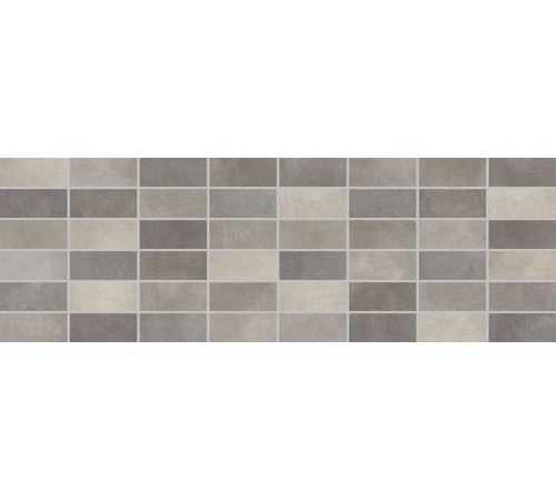 Декор мозаика LB Ceramics Fiori Grigio темно-серый 20x60 см 1064-0103-1001