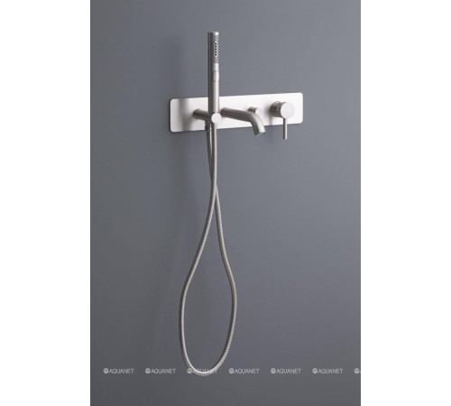 Смеситель для ванны встраиваемый Allen Brau Priority излив 205 мм брашированный никель 5.31006-BN