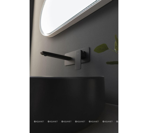 Смеситель для умывальника Allen Brau INFINITY встраиваемый излив 151 мм черный матовый 5.21003-31